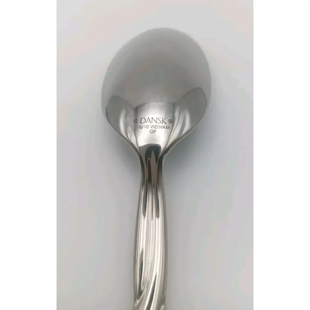 Dansk Aalto Dinner Spoon 18/10 Stainless Glossy Flatware Vietnam NOS